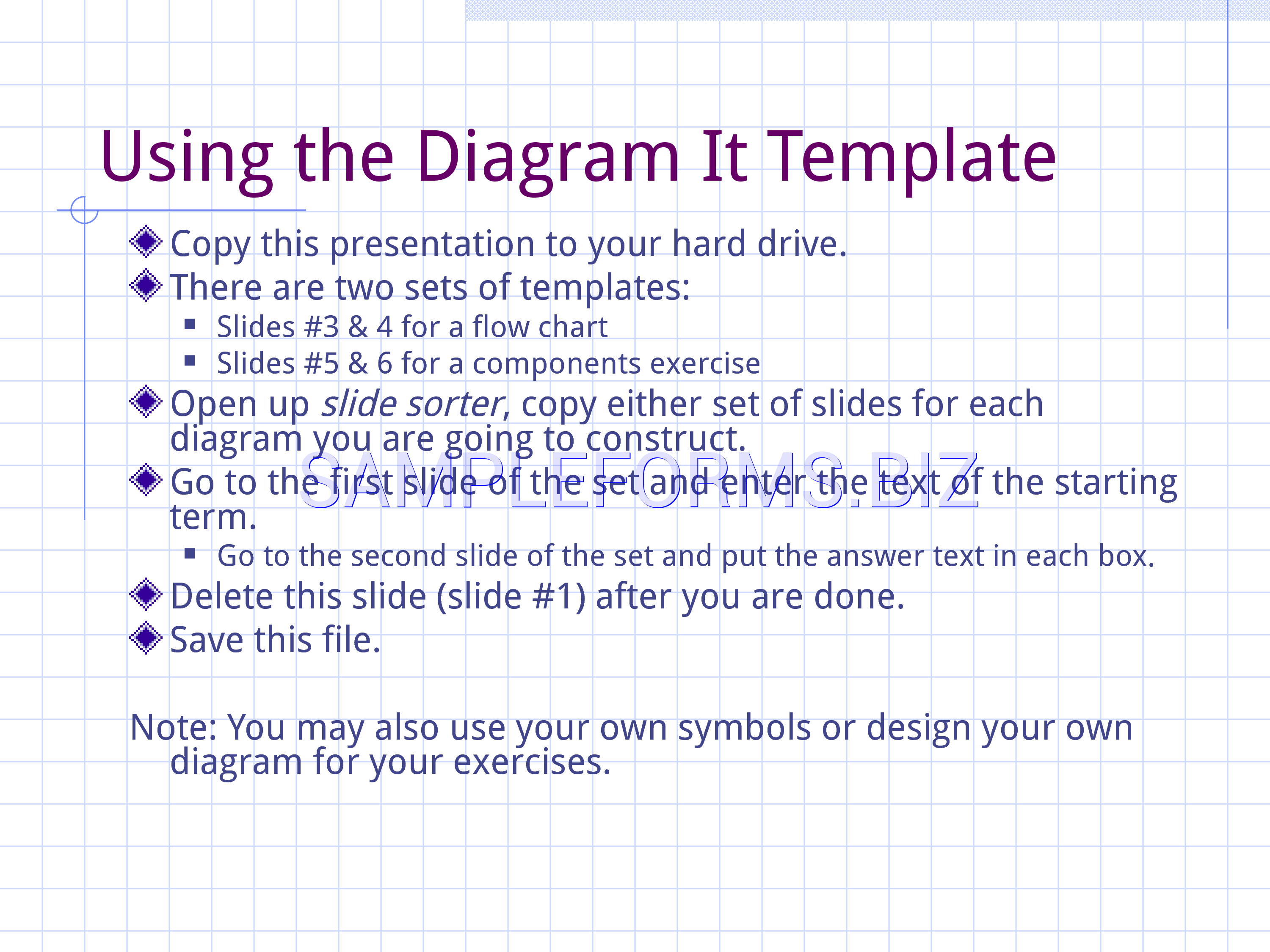Preview free downloadable Diagram It Game Template in PDF (page 1)