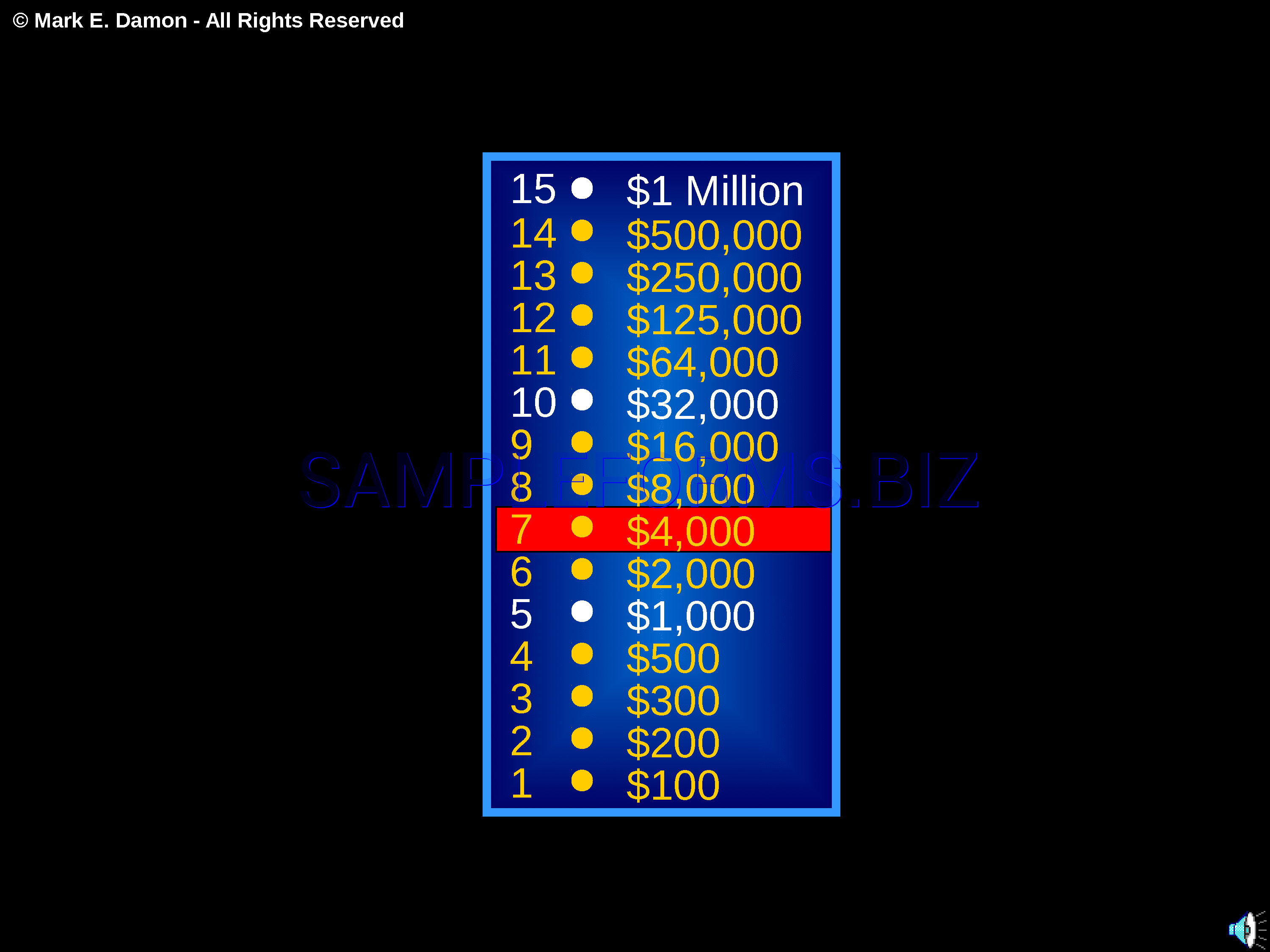 Preview free downloadable Millionaire Game Template in PDF (page 17)